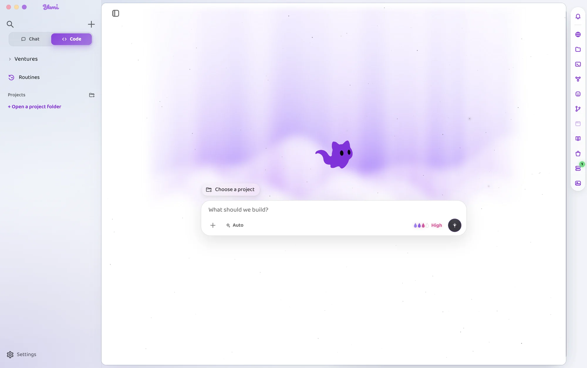 The same screen in Yami White.